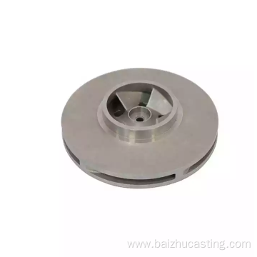 Precision cast impeller of vacuum cleaner compressor